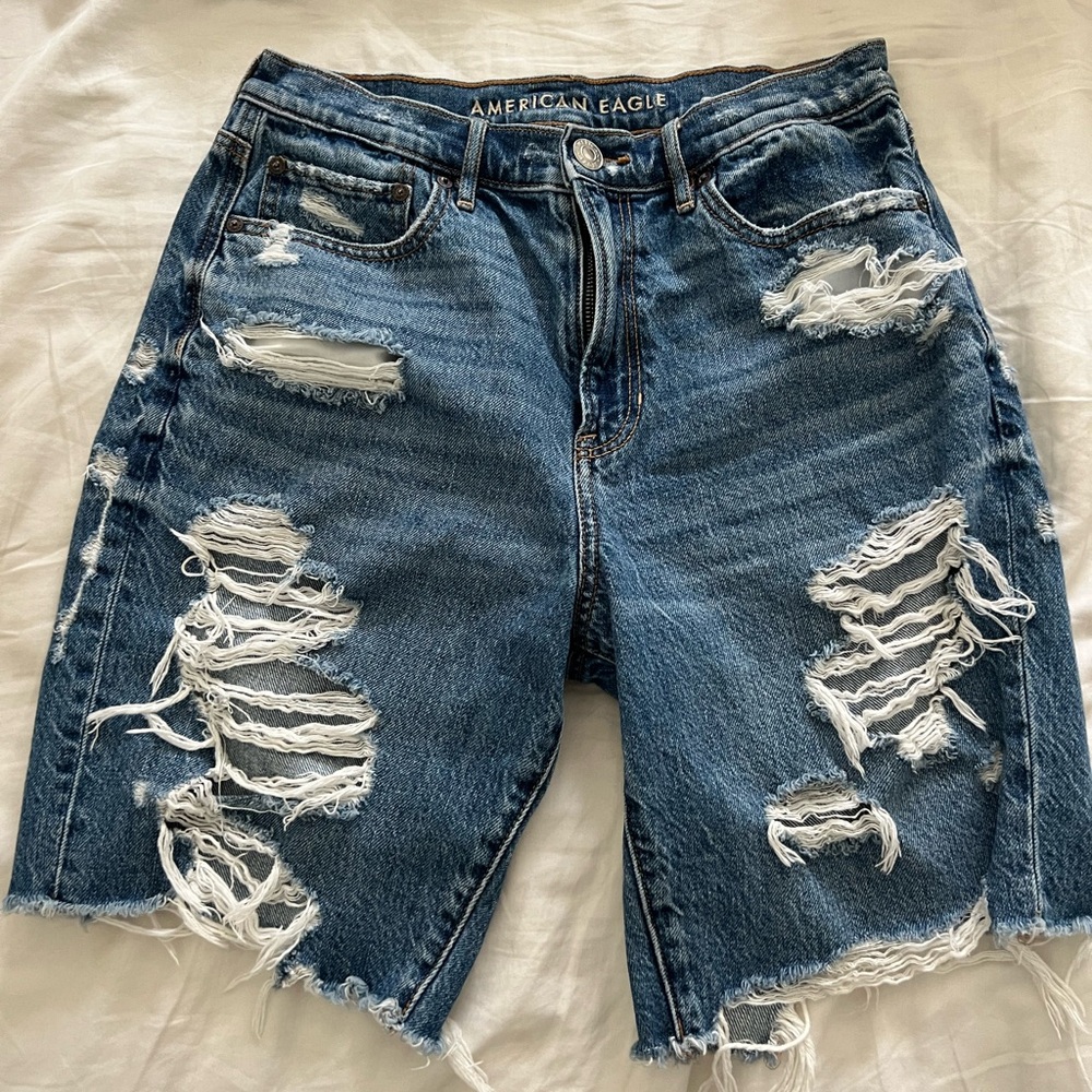 American Eagle Comfort Stretch Denim Shorts